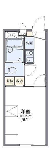 レオパレスバーディⅡ 間取り図