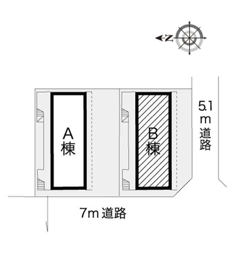レオパレスサンビームＢ 配置図
