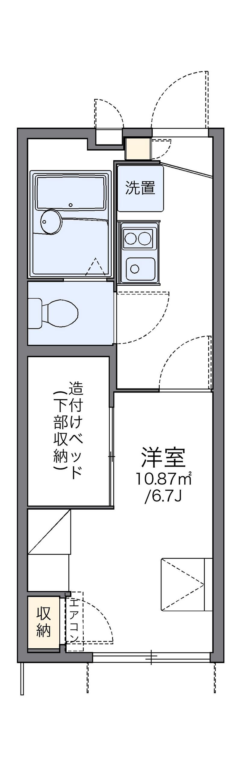 レオパレス星丘Ｂ 間取り