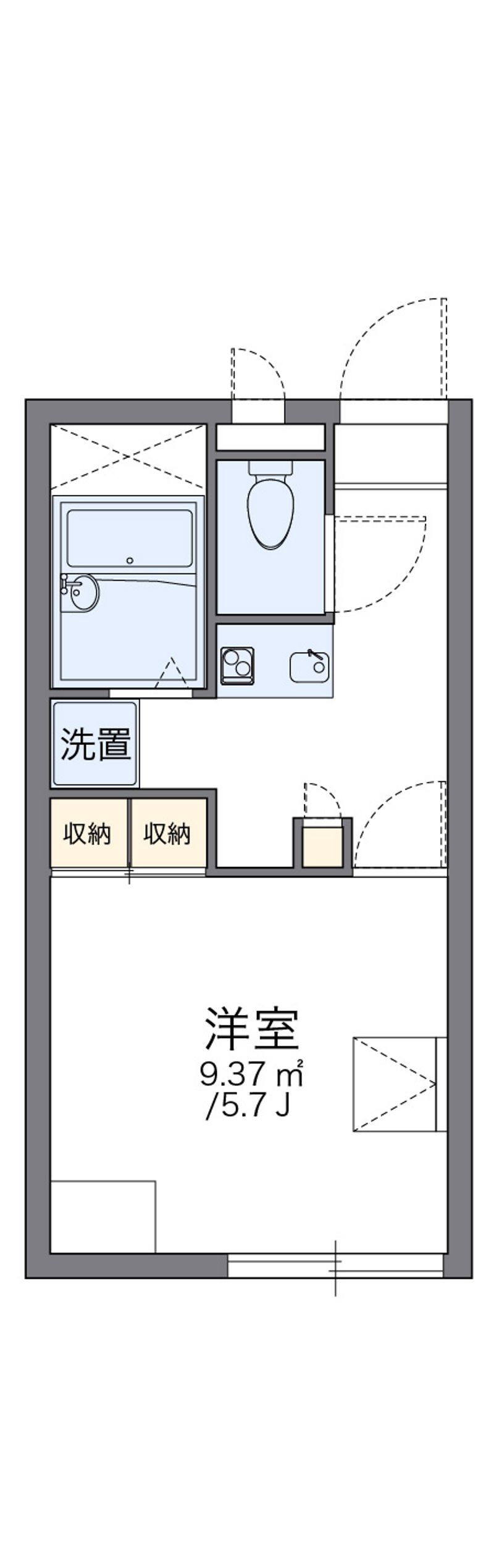 レオパレスエクセル 間取図
