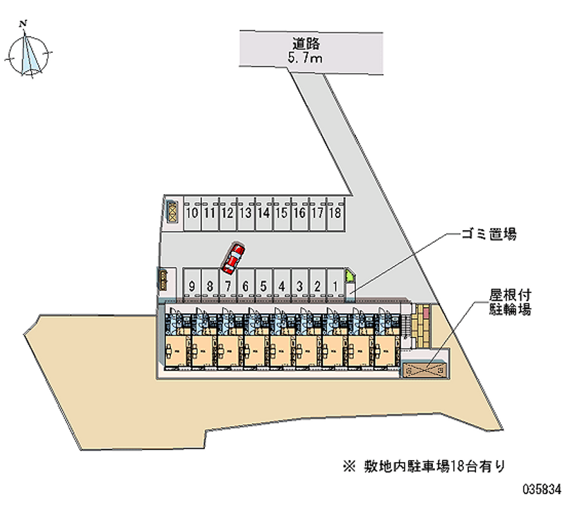 35834月租停车场