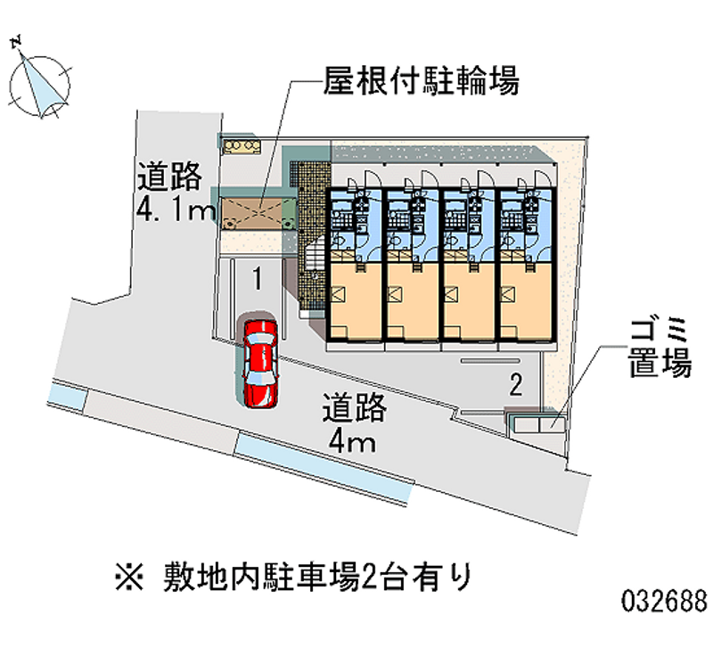 レオパレスグランヒル 区画図