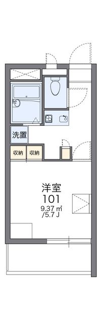 レオパレスソフィア　オオタ 間取図