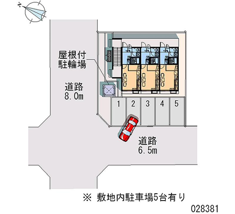 レオパレス清 月極駐車場