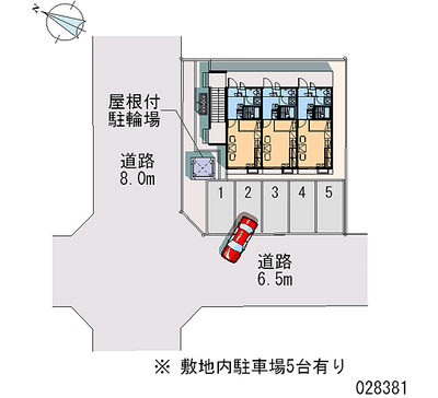 28381 Monthly parking lot