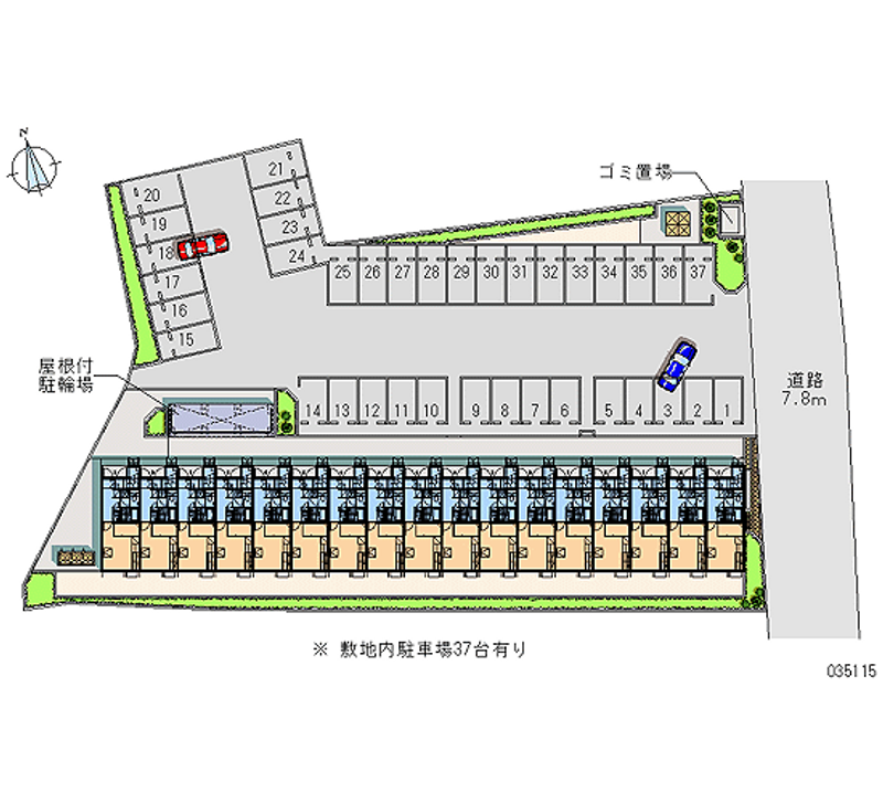 35115 Monthly parking lot