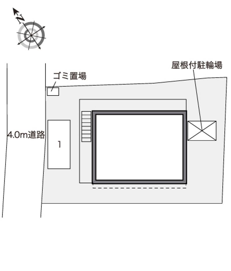 レオパレス下手ヶ久保 配置図