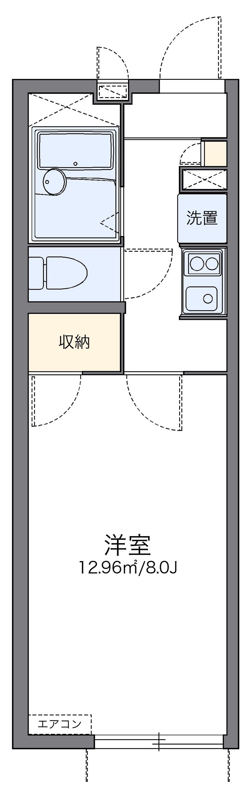 レオパレスステラ 間取図