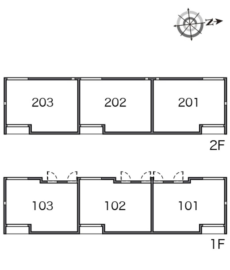 レオネクストアロハステイツ 間取配置図