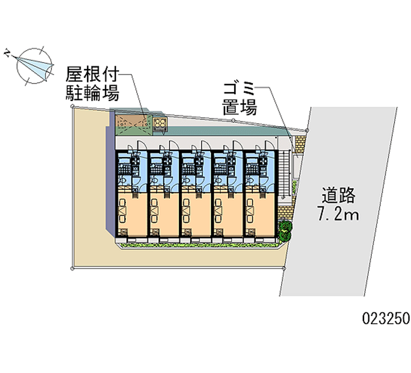レオパレスシャロー 区画図