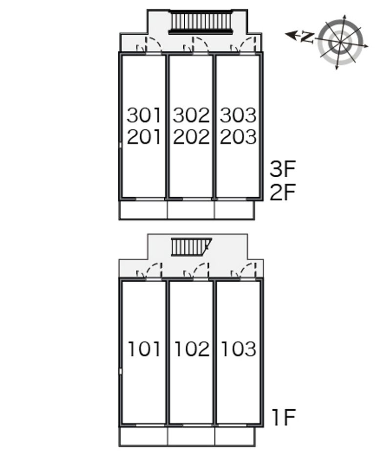 レオネクスト彰 間取り配置図