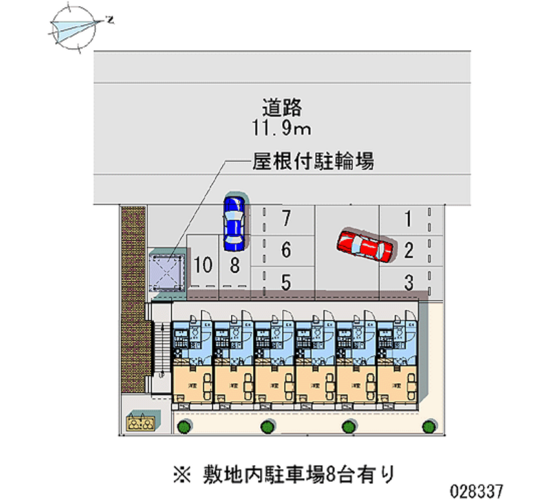 レオパレスグランシャリオ 月極駐車場