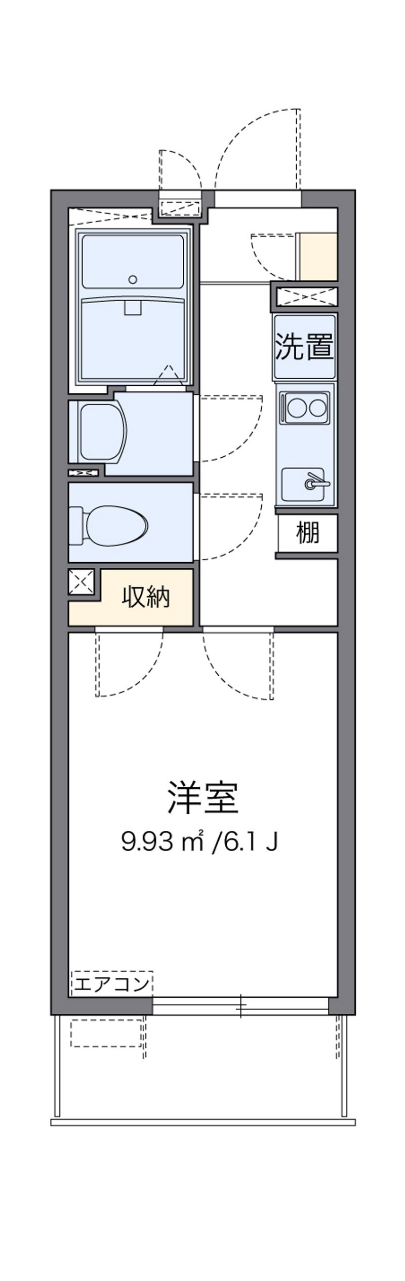 クレイノオーシャンパル 間取図