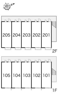 leopalace yutaka Floor plan layout diagram