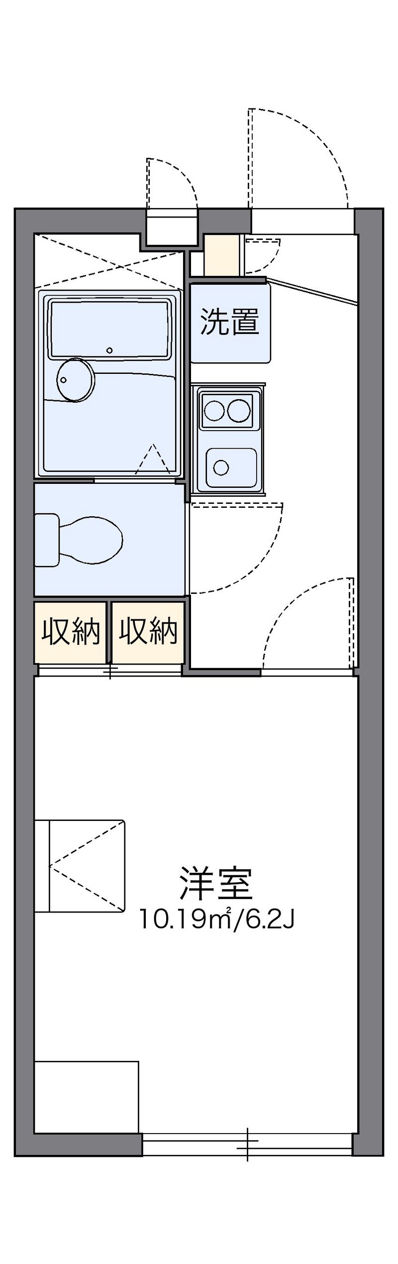 レオパレスバリオヴェルデ 間取図