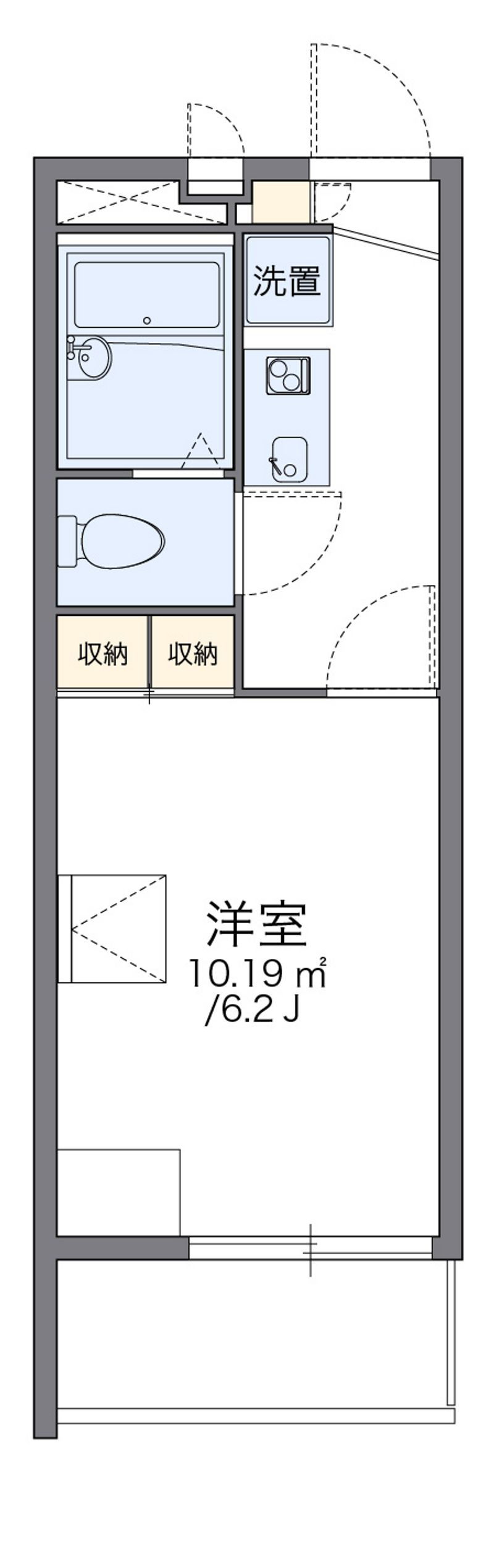 レオパレスＹＮＴＫ 間取図
