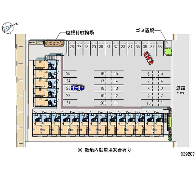 39207 Monthly parking lot