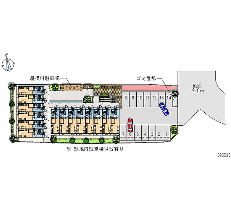 25533月租停車場