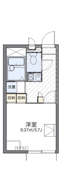 レオパレス大学前 間取り図