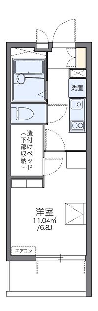 レオパレス青嶺 間取り図