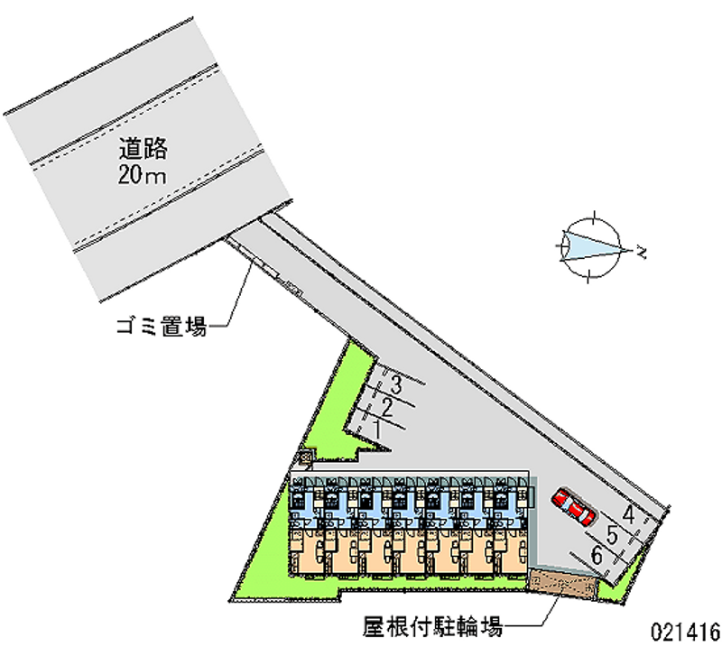 21416 bãi đậu xe hàng tháng