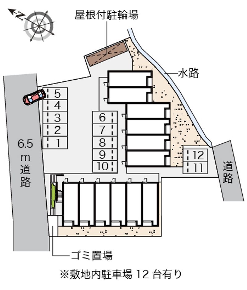 レオネクストみどりの杜 配置図