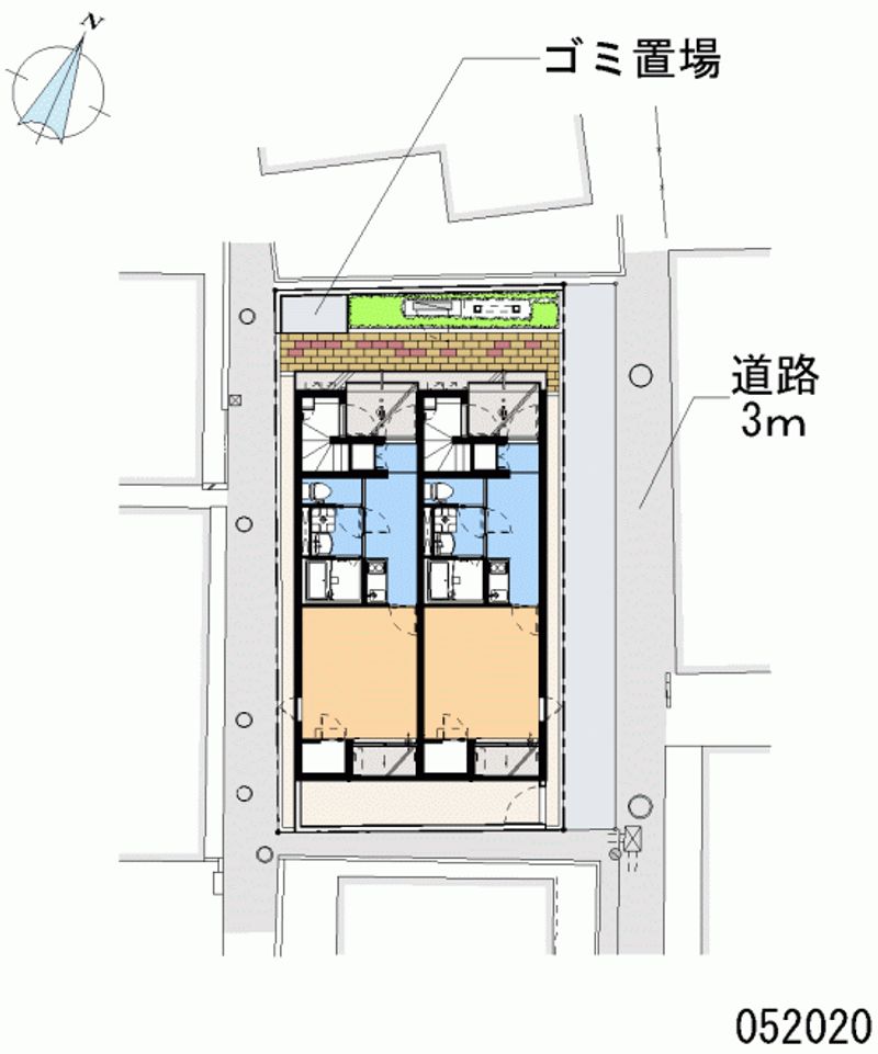 レオネクストグレイス駒ヶ林 区画図