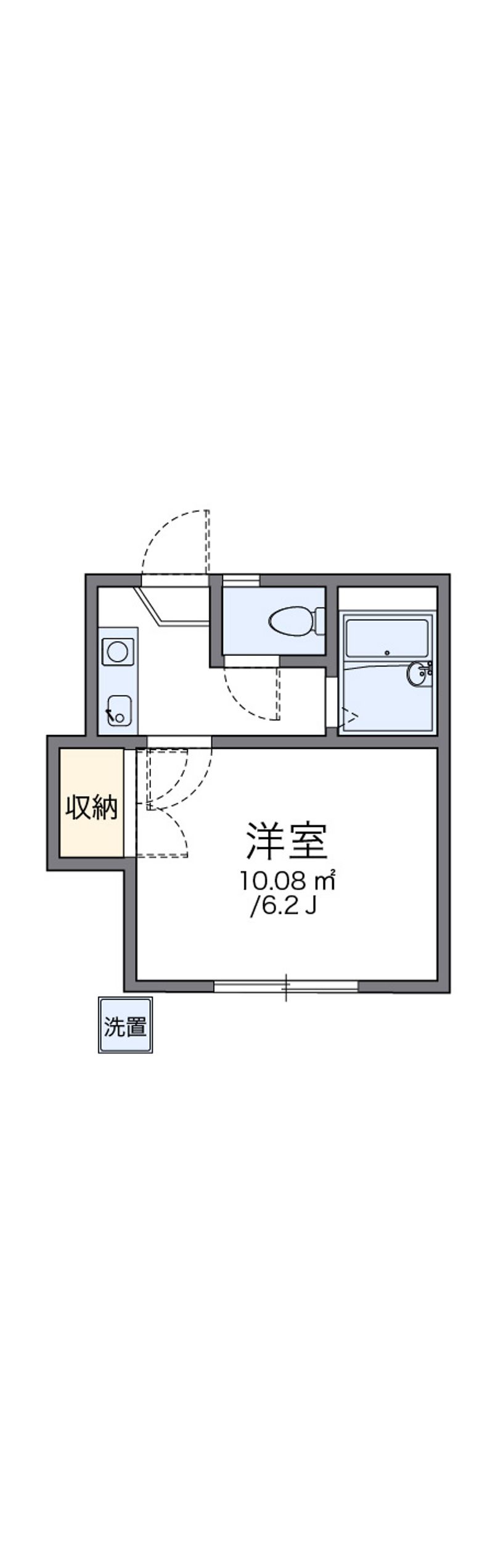 レオパレス下松 間取図