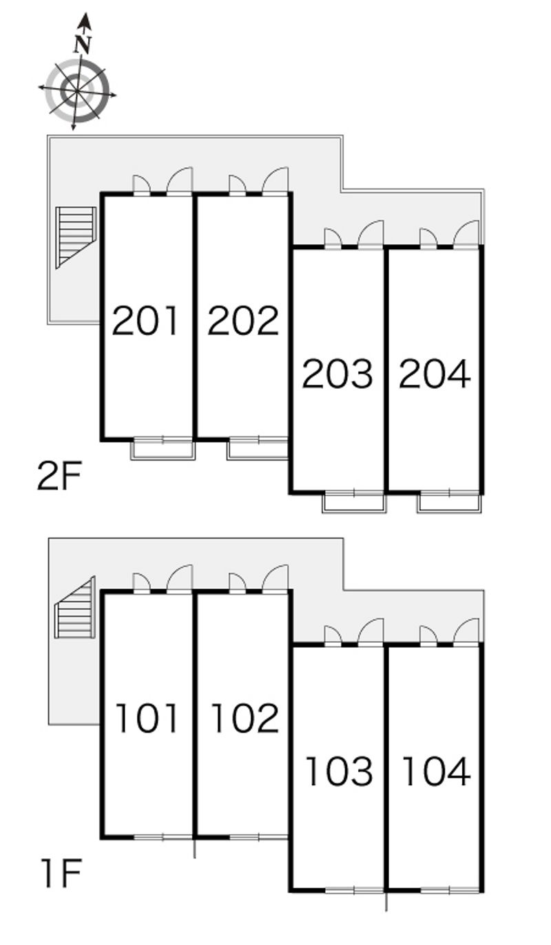 レオパレスバルーム 間取り配置図