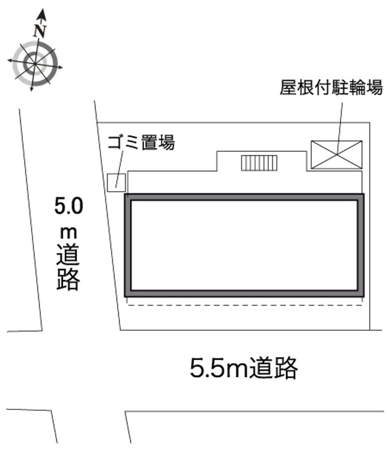 レオパレス潮音 配置図