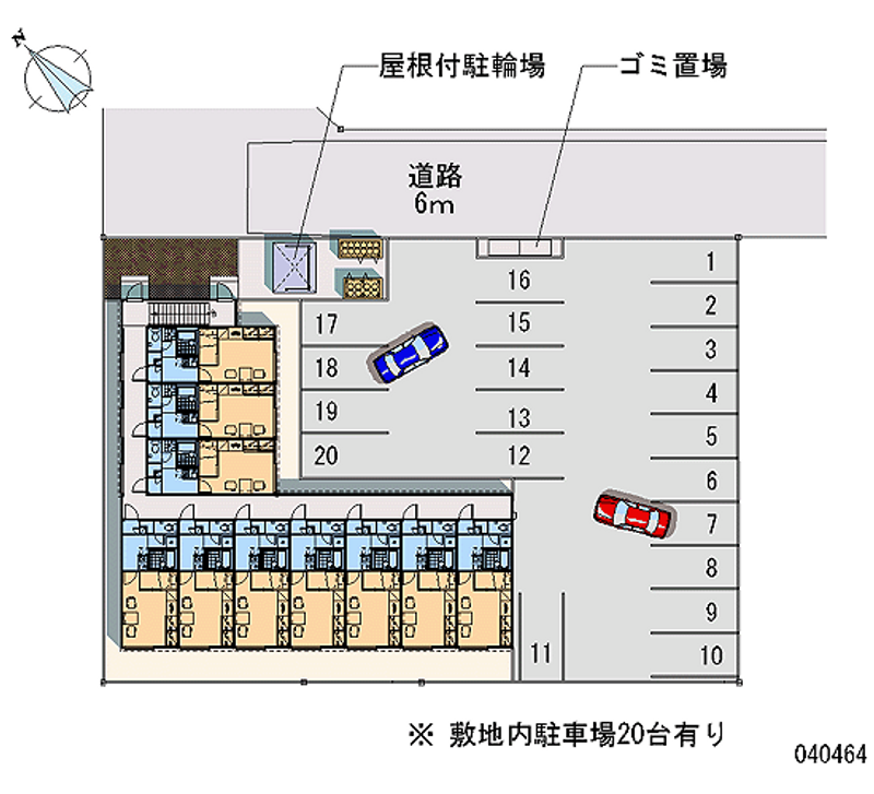 40464 Monthly parking lot