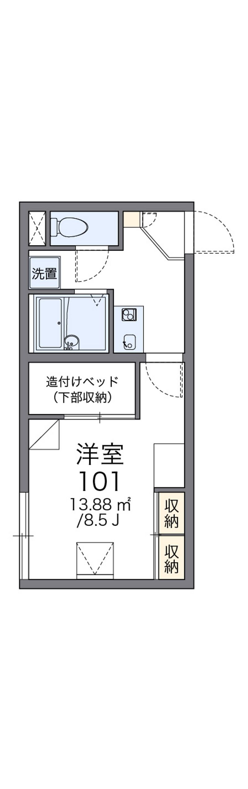 leopalace Ruisou 户型图
