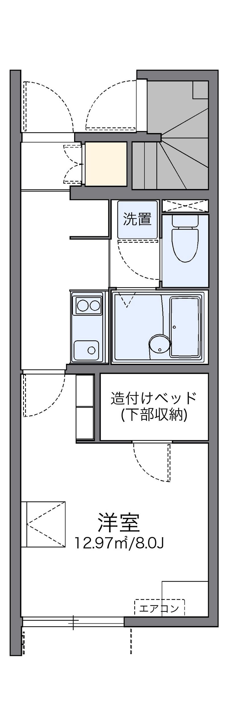 レオネクストコメ吉　ＰａｒｔⅡ 間取り