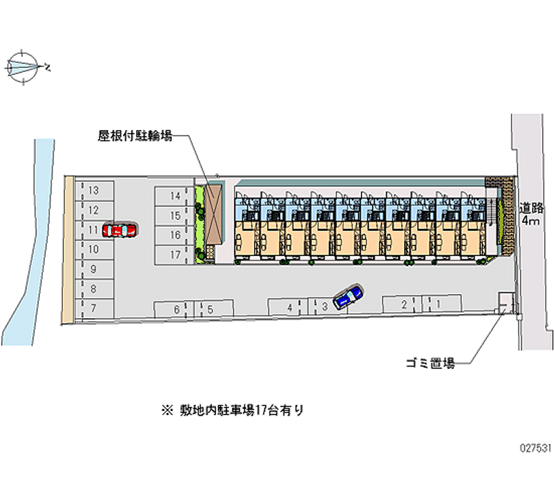 レオパレスＨＭ　ＦＵＫＵＲＯＵ 月極駐車場