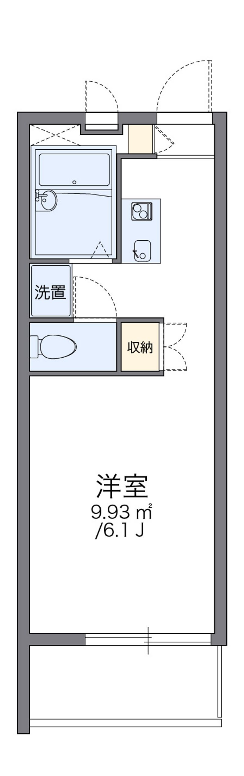 レオパレスＫ　Ｔ 間取図