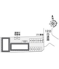 レオパレスＣＯＭＦＯＲＴ 配置図