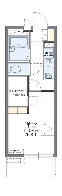 レオパレスパークフロントＭＫ 間取り図