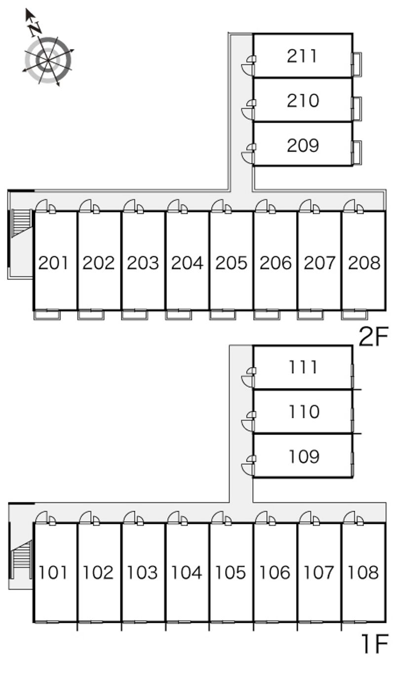 レオパレスティーライフ 間取り配置図