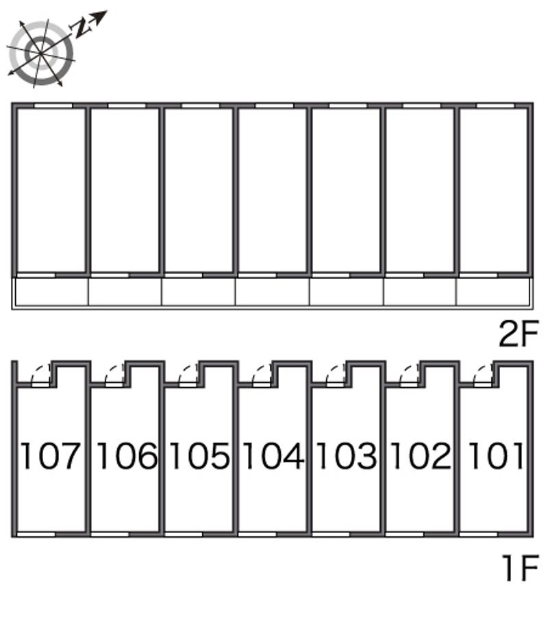 レオネクストたからＡ 間取配置図