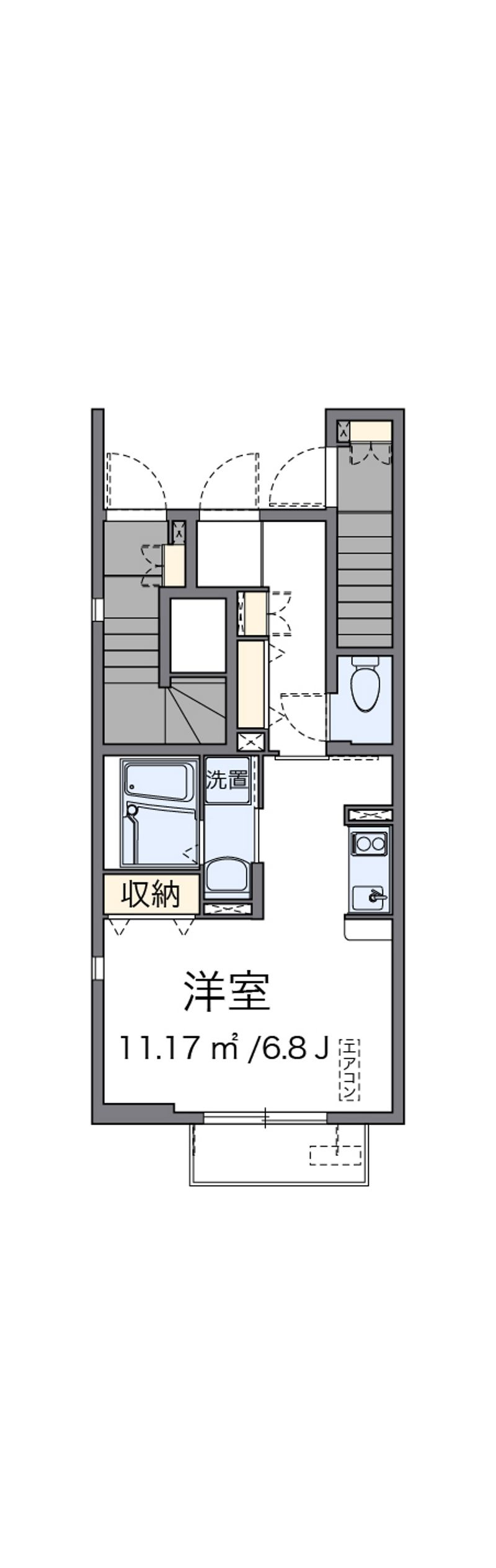 クレイノＫＥＥＰ　ＮＥＸＴⅠ 間取り