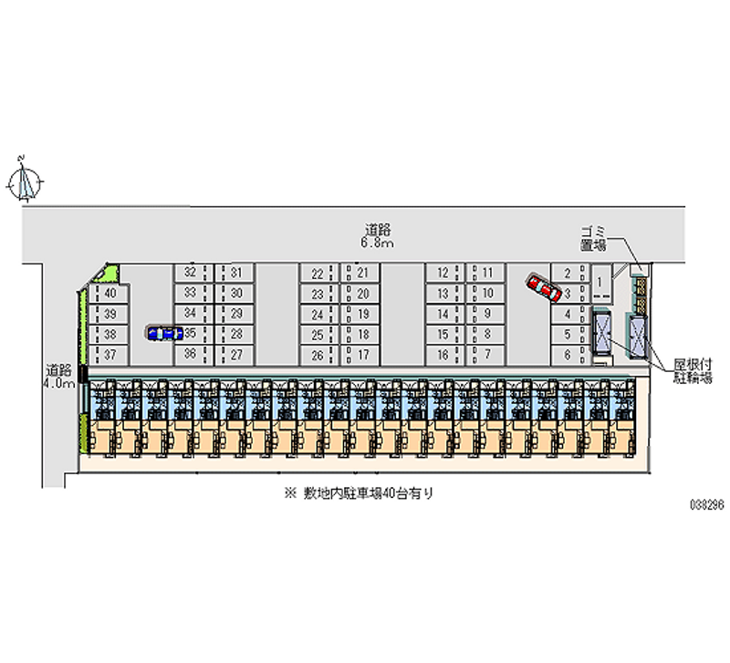 38296 Monthly parking lot