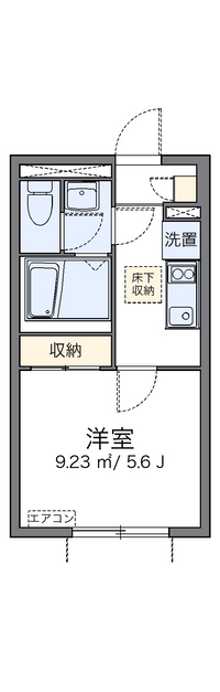 レオネクストＵＢＵＫＡＴＡ 間取り図