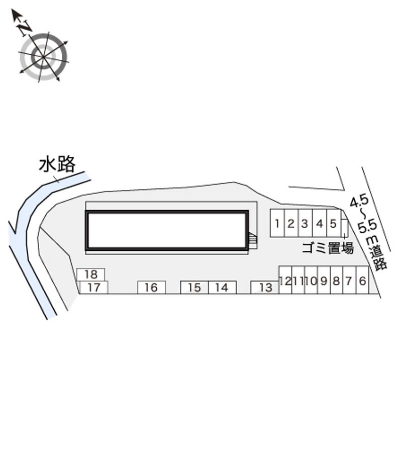 レオパレスシブヤ 配置図