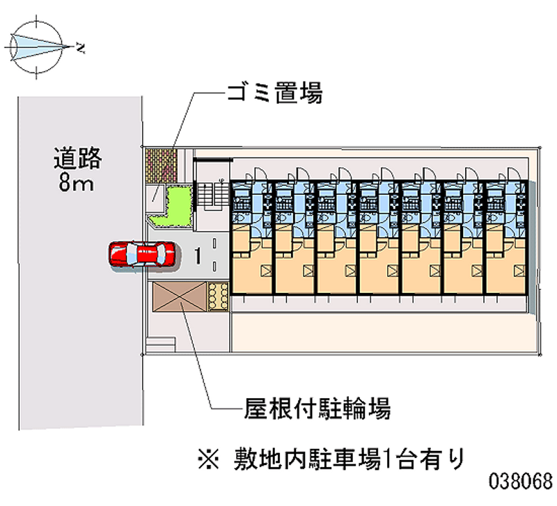 レオパレス南住吉 区画図