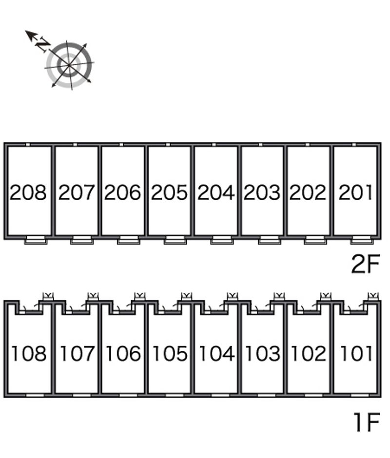 レオネクストロイヤルＫリリハ 間取配置図