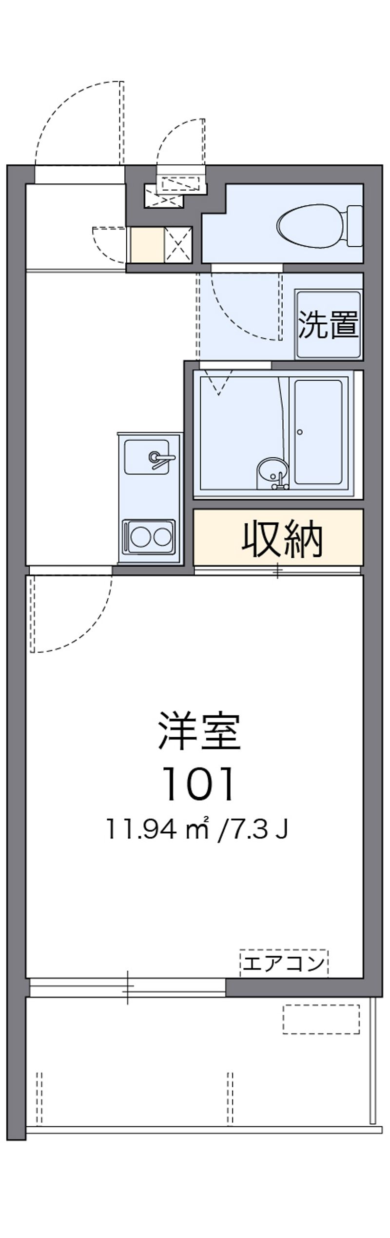 レオネクストＴｏｔｔｏｍ 間取図