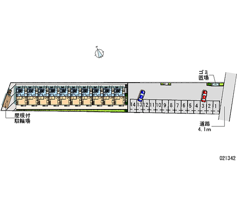 21342 bãi đậu xe hàng tháng