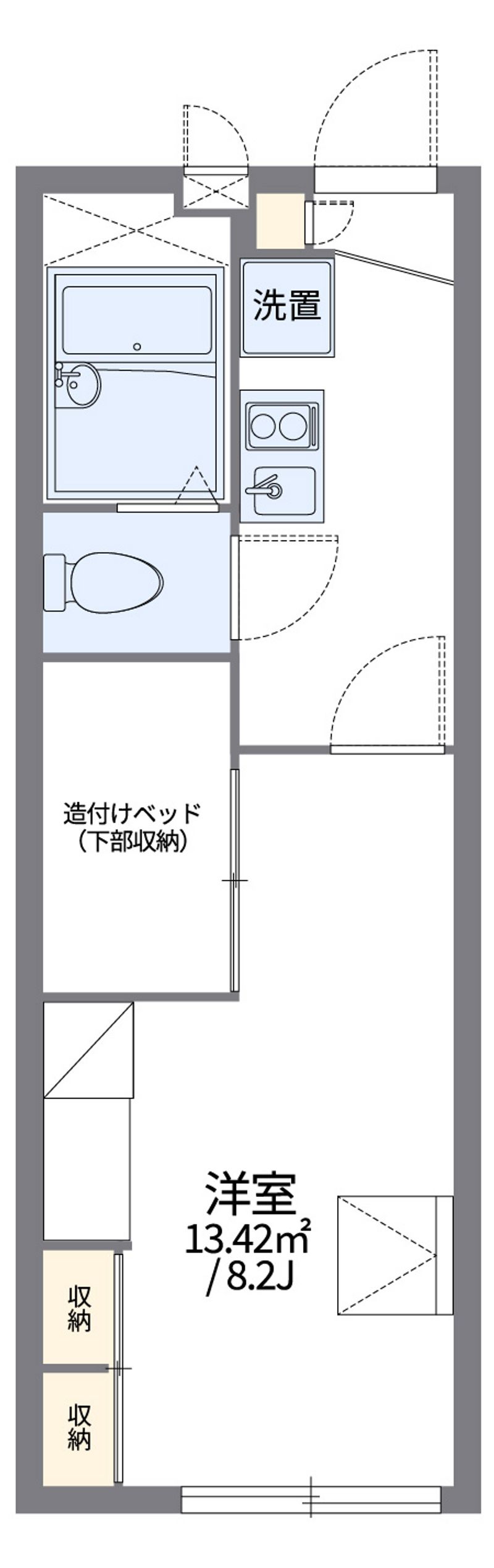 レオパレス大将ヶ根 間取図