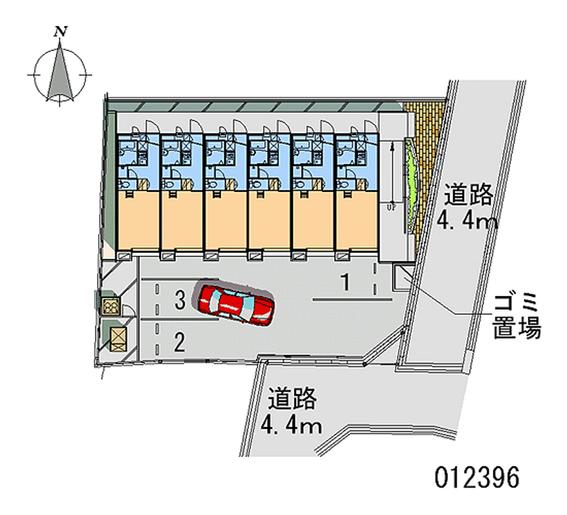 レオパレス１０９’Ｓ 月極駐車場