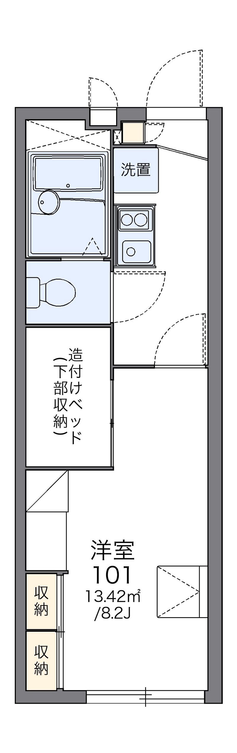 レオパレス宗郷 間取図